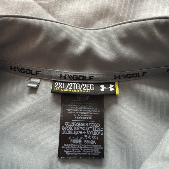 TWO under armour 1/4 zip pullovers.   Excellent quality and shape. - Picture 6 of 8